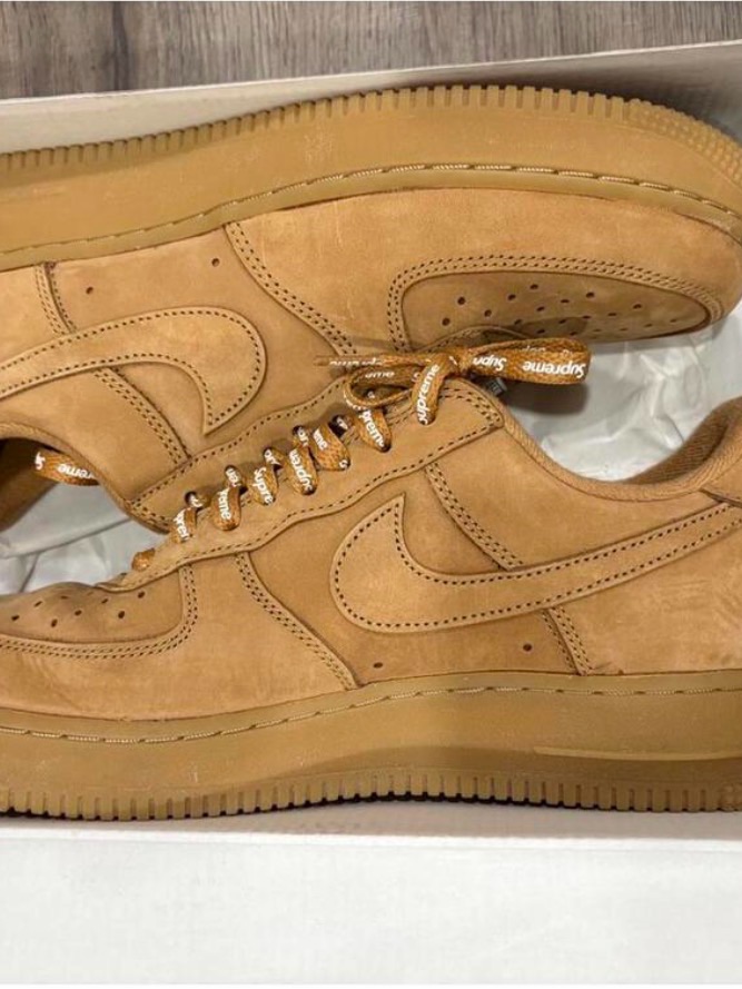 Nike Low-Top Sneakers In Wheat Tan Suede